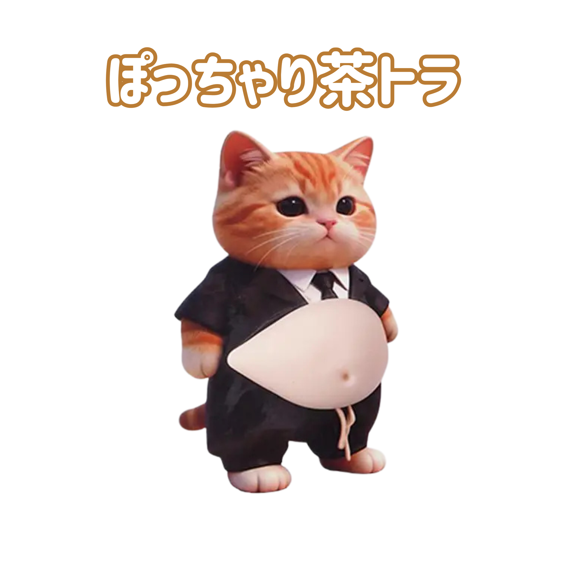 ぽっちゃり柴シール