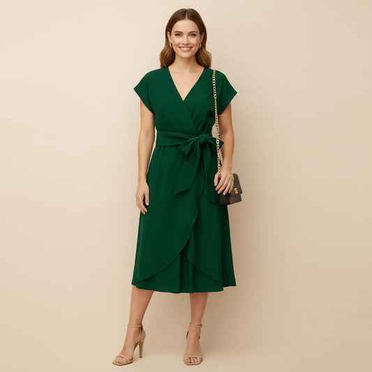 Seraphine Flow Wrap Dress